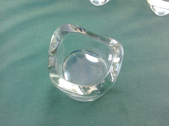 Tealight Holders x8, Glass.
