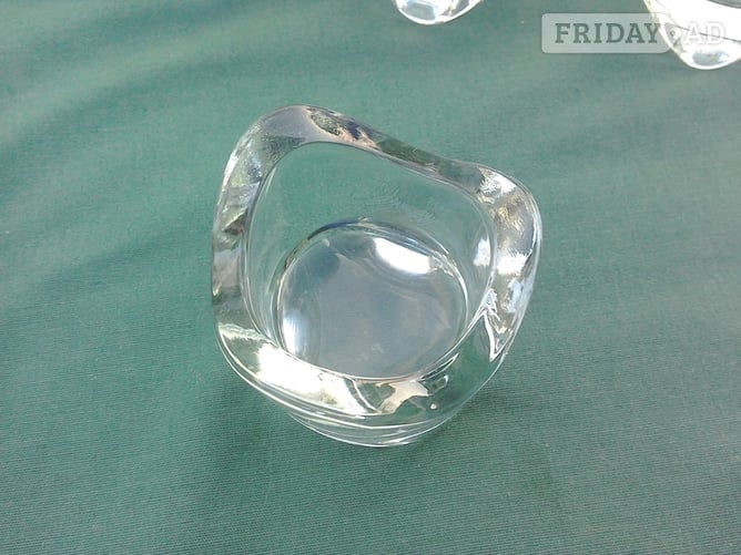Tealight Holders x8, Glass.