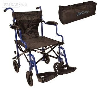 Super Lightweight Folding Transit Travel Wheelchair in a Bag