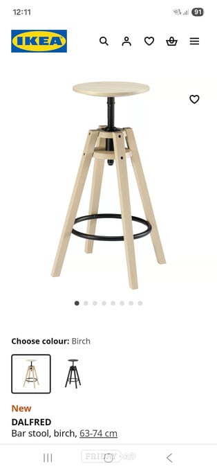4 ikea bar stool, excellent condition