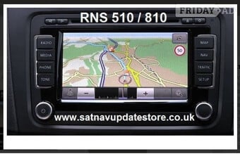 RNS 510 / 810 2020 v17 UK & EUROPEAN SAT NAV MAP UPDATE SET.