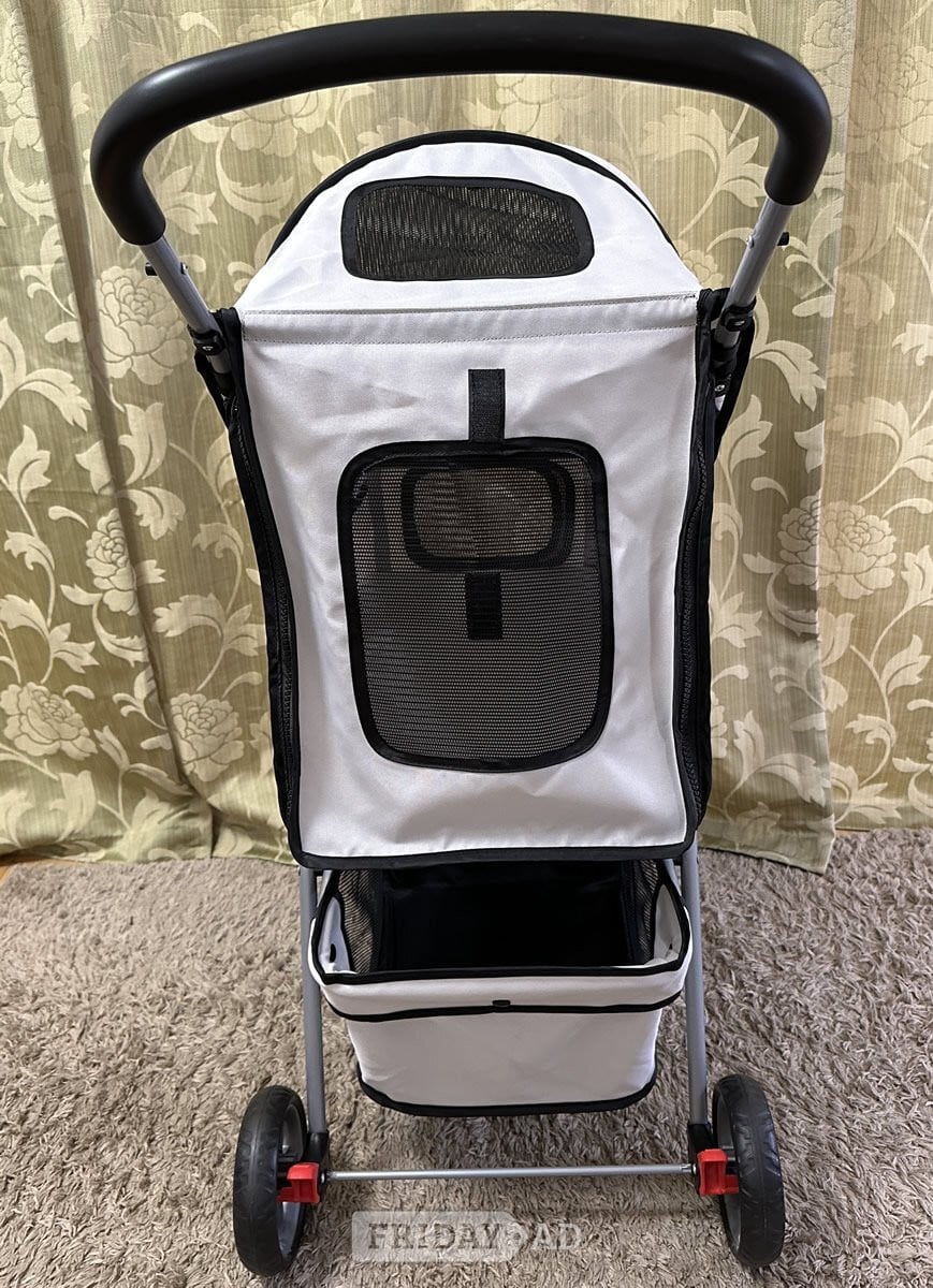 PawHut Pet Stroller Pushchair Carrier Dog & Cat Pram Foldable - Pet Accessories & Supplies