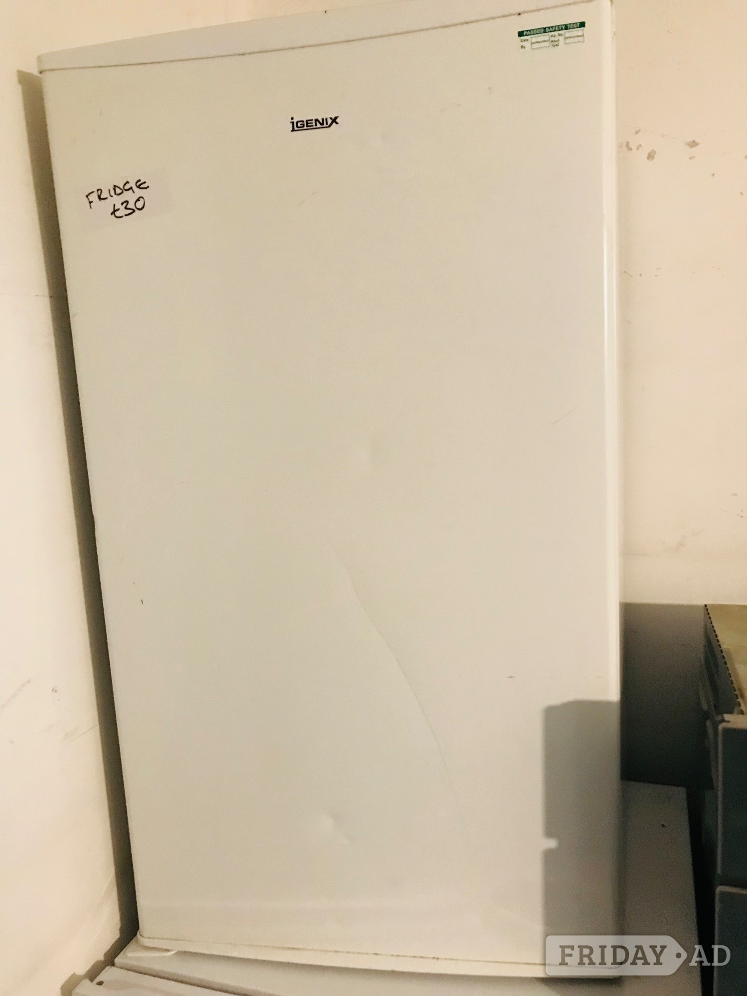 Ignex white colour under counter fridge  in Daventry