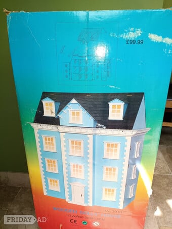 Vintage Georgian Dolls House KIT 1:12 Boxed LARGE !