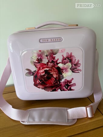 Ted Baker Pink Flowered Vanity Case