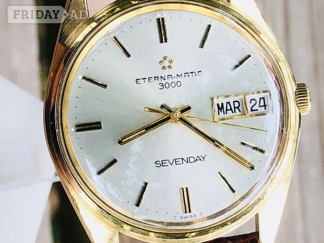 Worthing Eterna  classic gentlemans wristwatch.