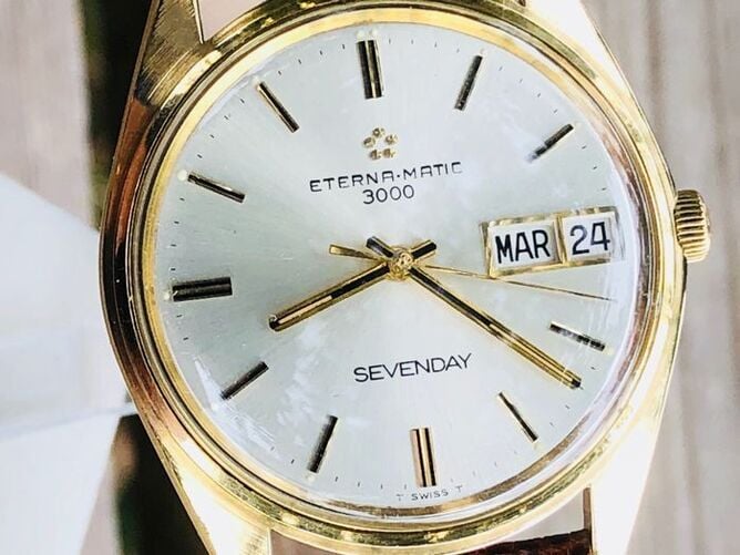 Worthing Eterna classic gentleman's wristwatch.