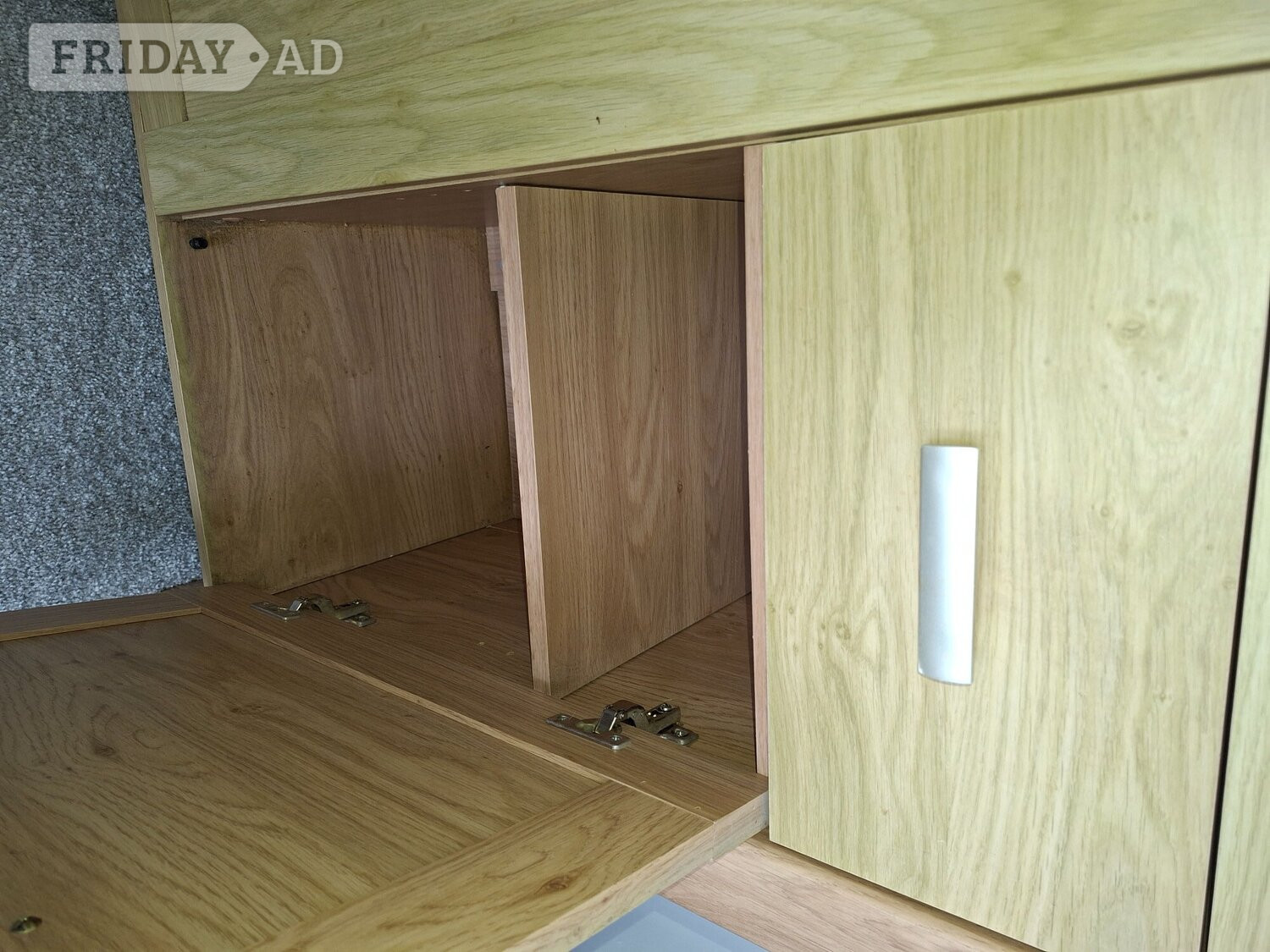 Solid Teak affect unit - Furniture in Bexhill-On-Sea