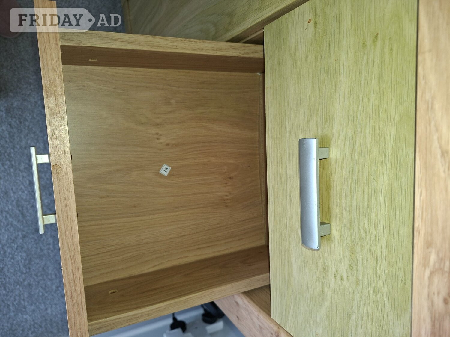 Solid Teak affect unit - Furniture