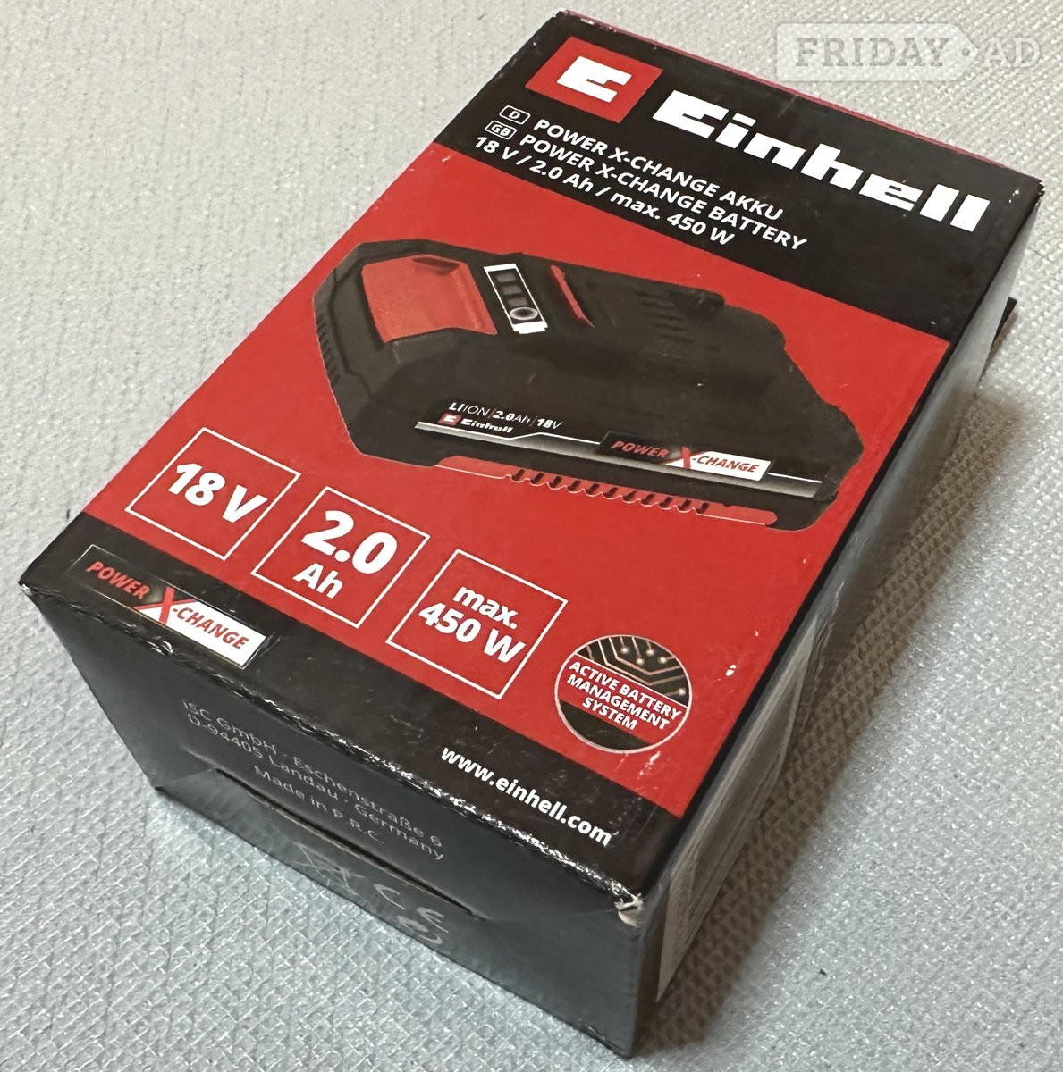 Einhell PXC 18V Li-Ion Battery 2.0Ah Genuine - Boxed in Hastings