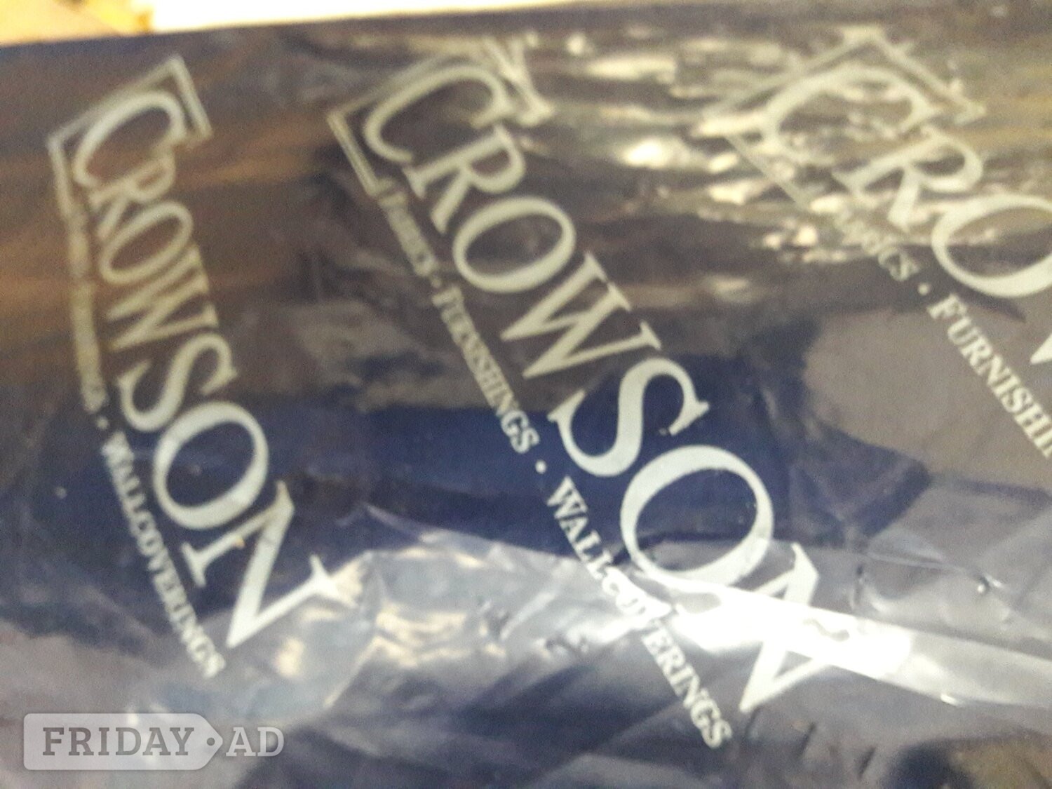 Worthing Curtain Fabric by Crowson, brand new still on roll.