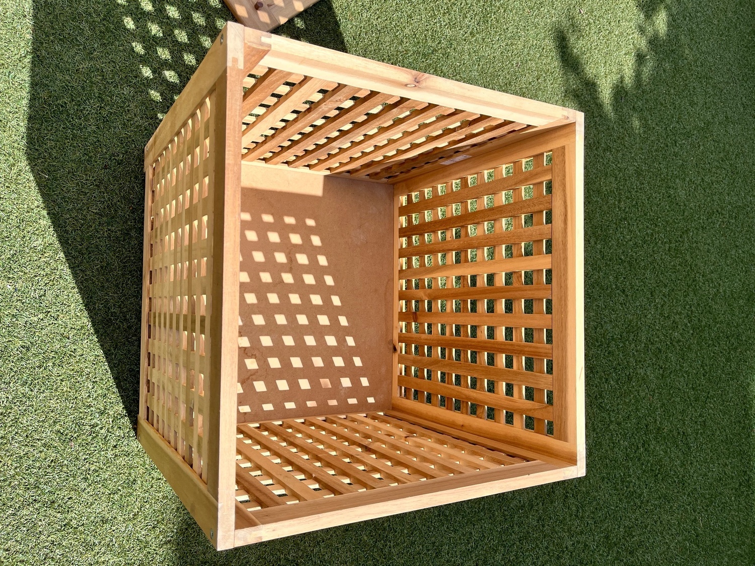 Wooden storage box