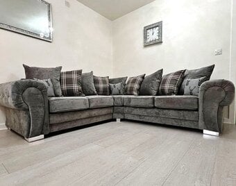 Brand New Grey Corner Sofa | Birmingham | Same Day Delivery