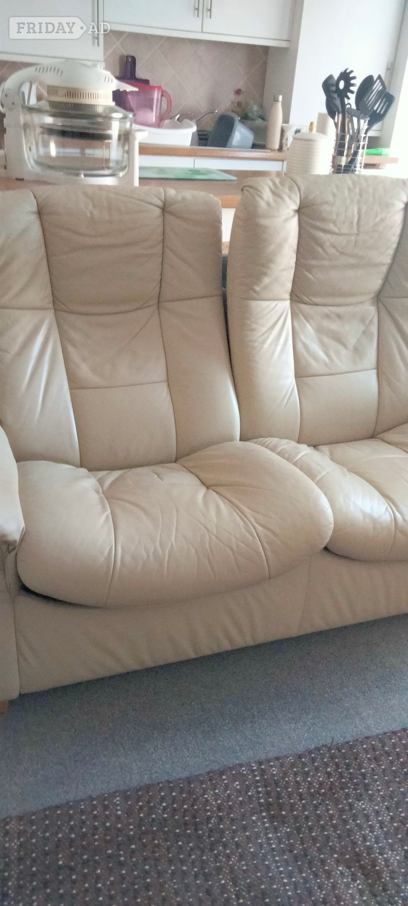 Worthing Restless 2seater reclining sofa & armchair