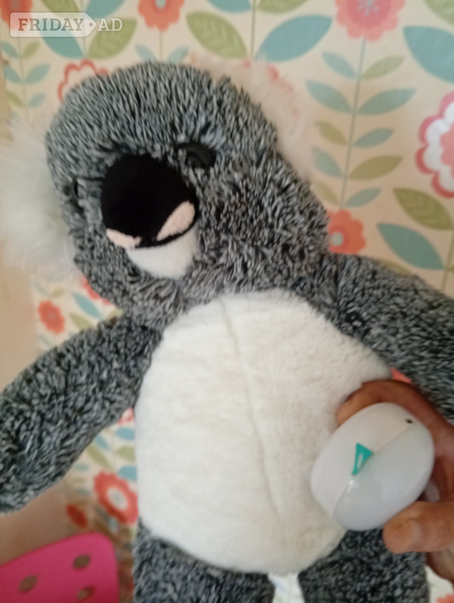 White noise box with bear