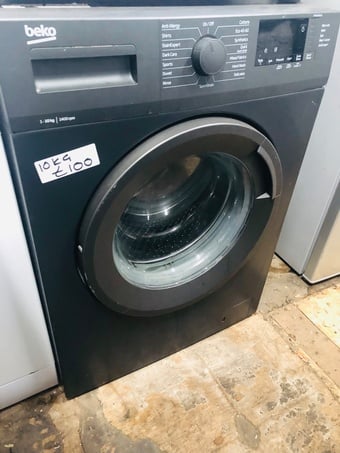 ♠️ Big Black Beko 10KG load washing machine with 1400 rpm 