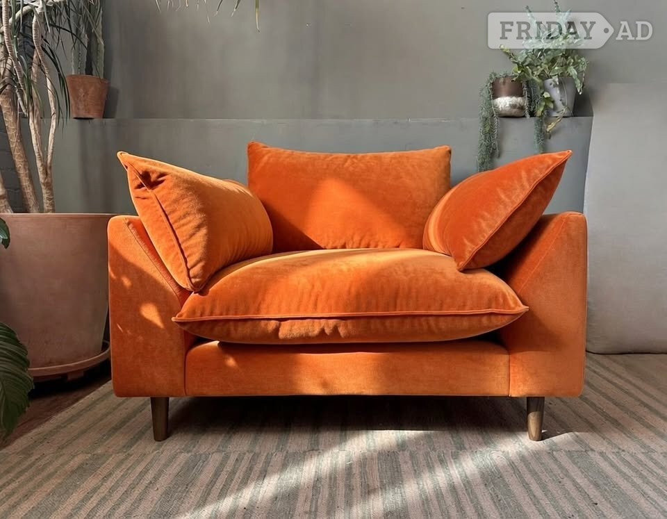 Burnt Orange Loaf Comfy Arm Chair  in Birmingham