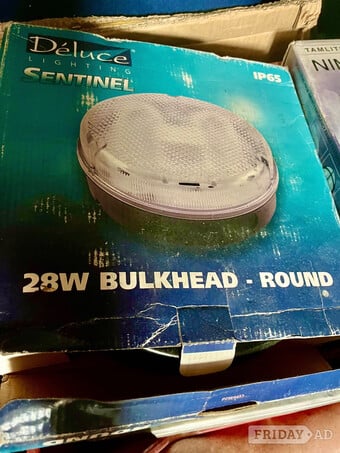 Round External Bulkhead lights IP65 NEW Boxed