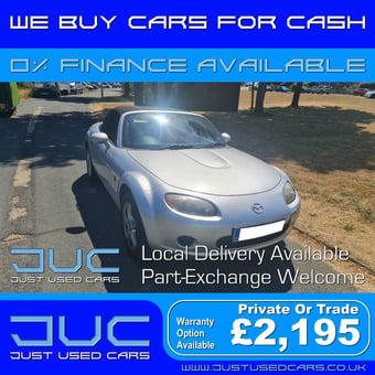 Mazda MX-5 1.8 (Manual Petrol) 56 Reg 2006 100,460 Miles