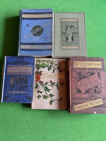 Antique decorative books