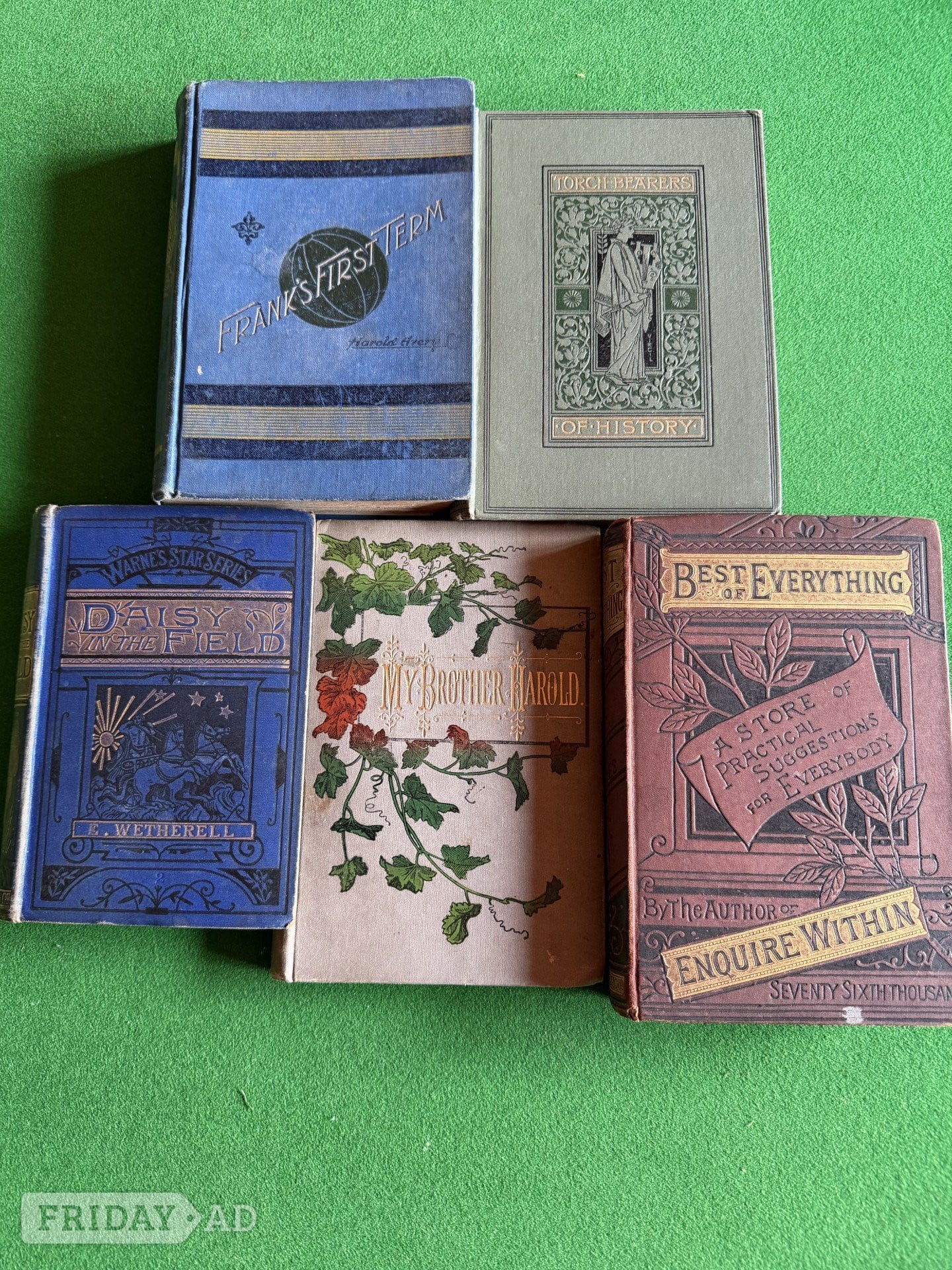 Antique decorative books in Worthing