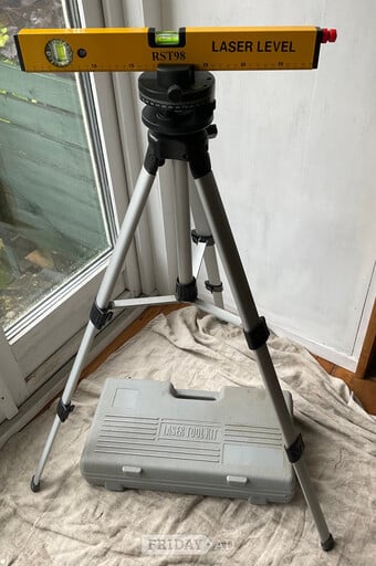 Laser tool in case
