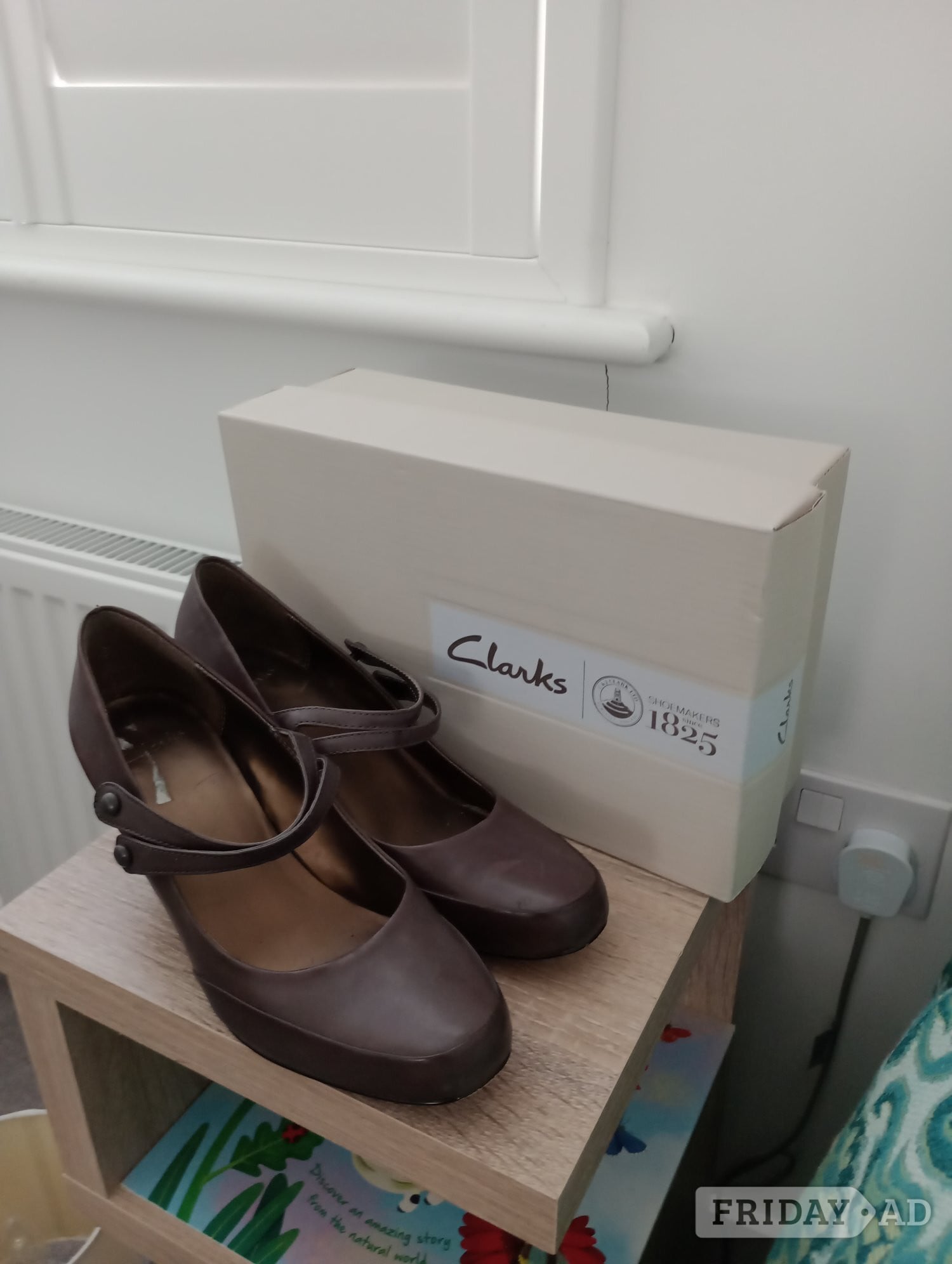 Clarks dark beige shoes size 6 in Worthing