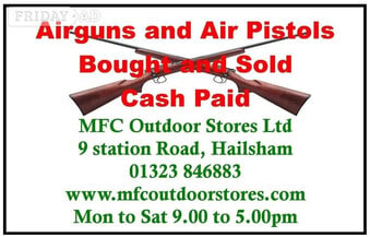 Sale, service and repair of Air guns, Spring, Gas and Pneumatic.