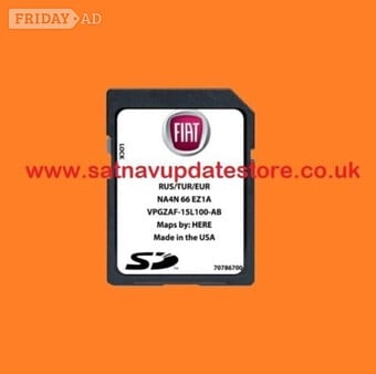 FIAT 124 SPIDER CONNECT SAT NAV MAP SD CARD EUROPE 2020/21