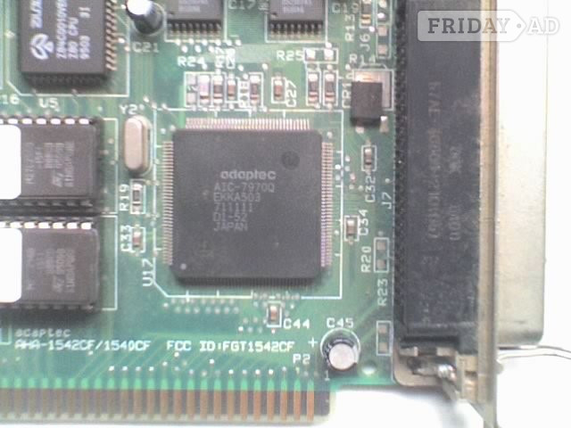 Adaptec AHA-1542CF 16bit ISA SCSI / Floppy Controller Adapter Card - TESTED - Computers & Electronics