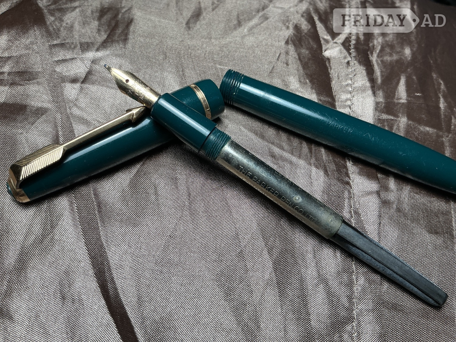 Eastbourne Parker Slimfold pen green