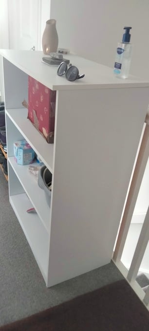 A White Bookcase