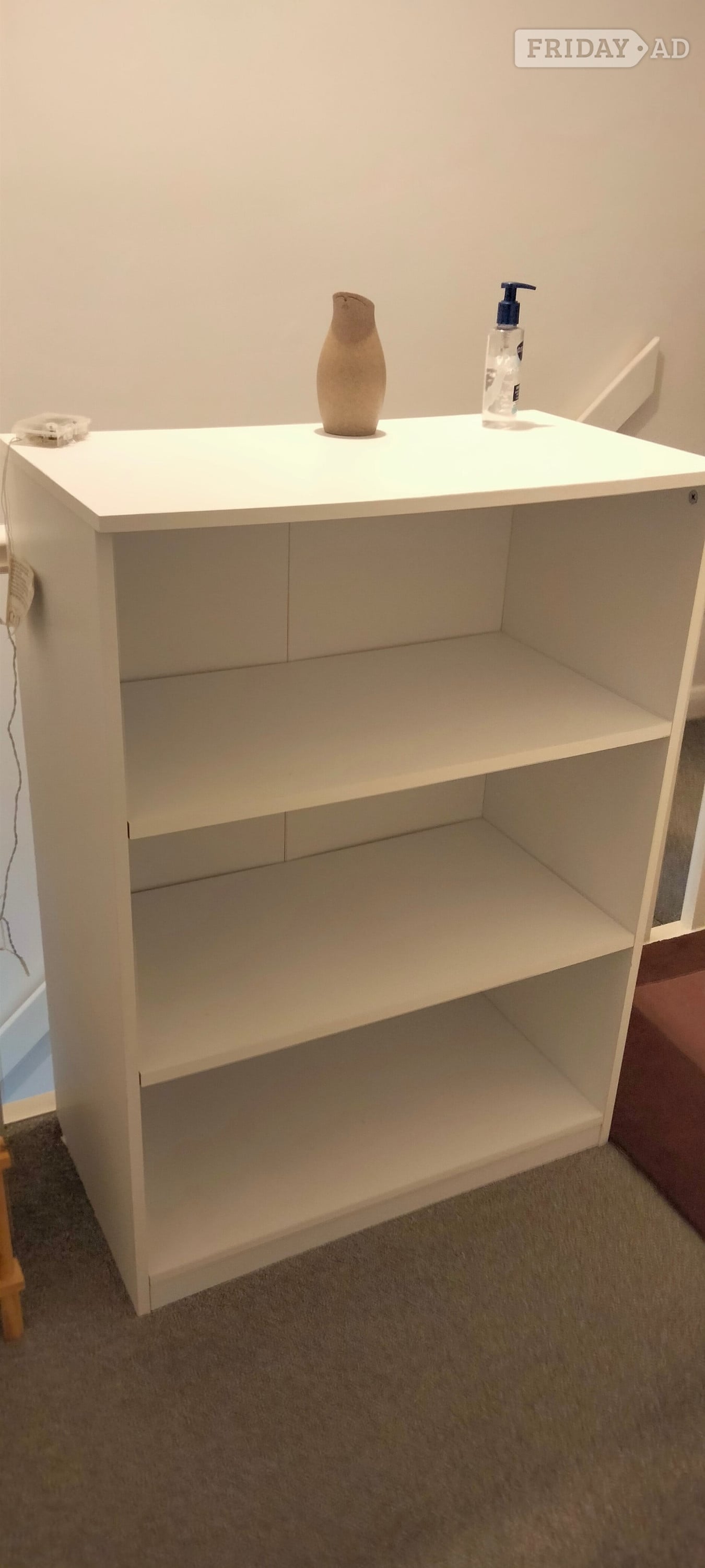 Worthing A White Bookcase