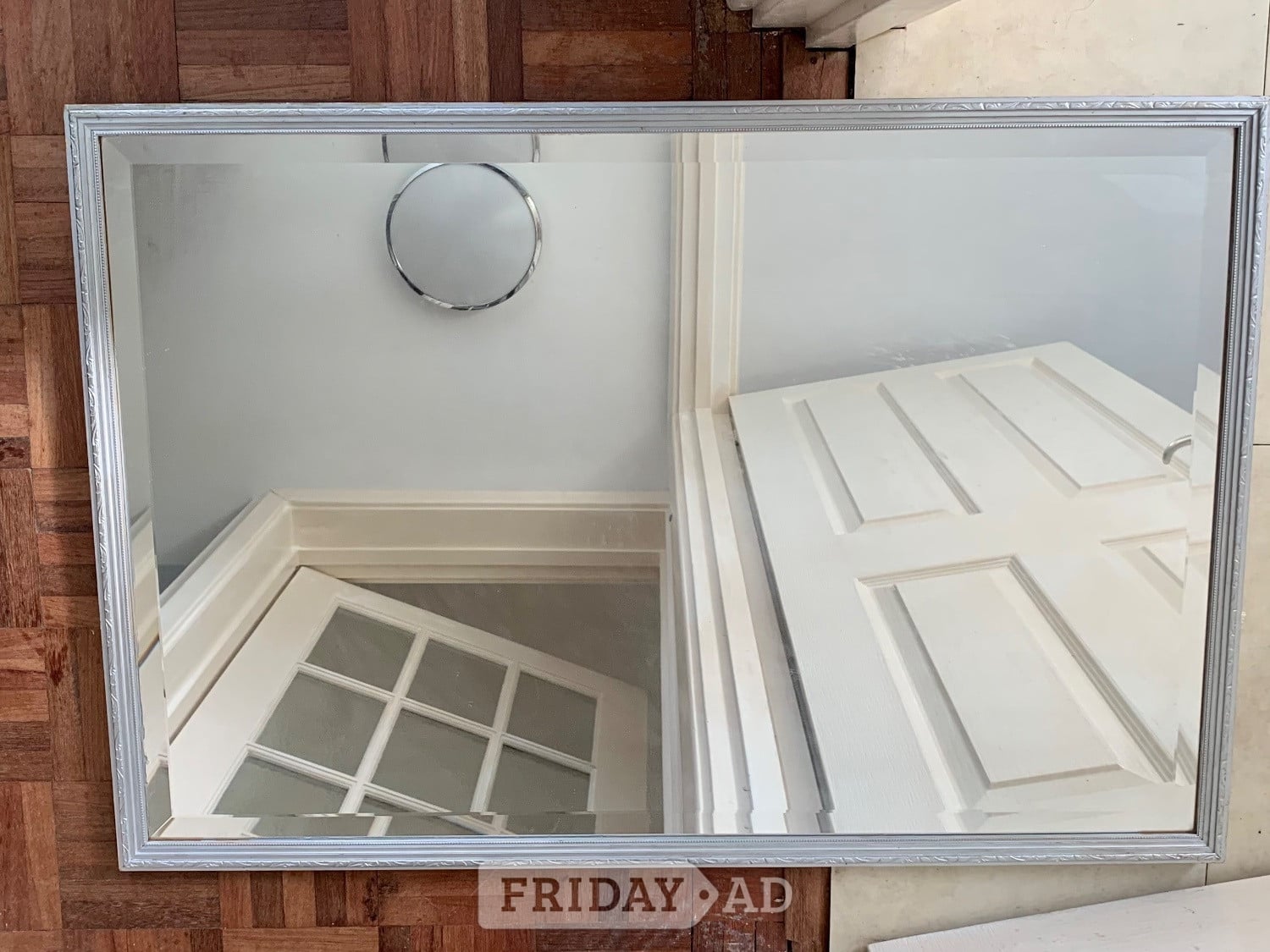 Framed Wall-Hanging Bevelled Edged Mirror in Reigate