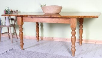 Delivery Options - Rustic Extending Farmhouse Pine Table