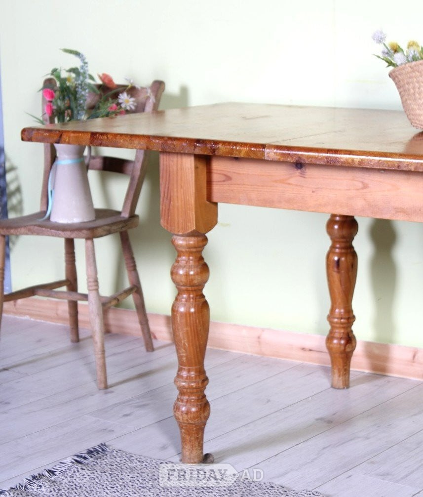 Delivery Options - Rustic Extending Farmhouse Pine Table