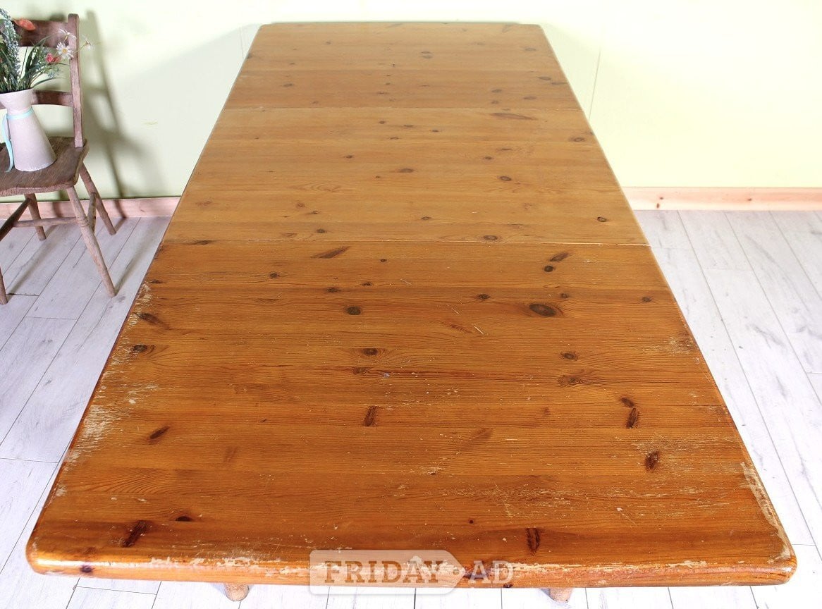 Hailsham Delivery Options - Rustic Extending Farmhouse Pine Table