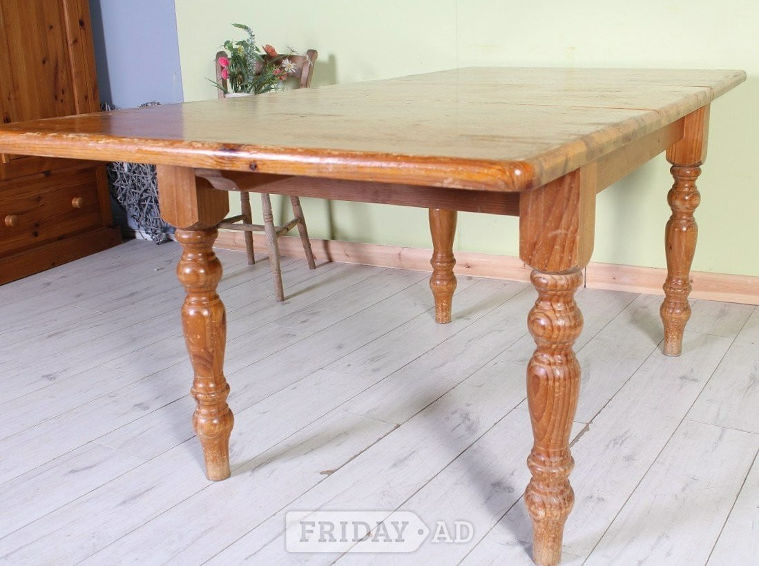 Delivery Options - Rustic Extending Farmhouse Pine Table - Furniture