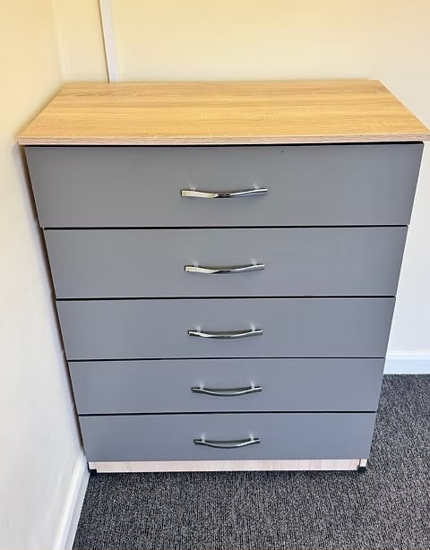 Rotherham METRO 3 door with 3 drawers - (oak/grey)