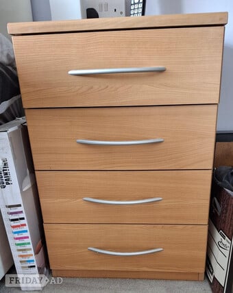Bedside cabinets x 2 (TWO)