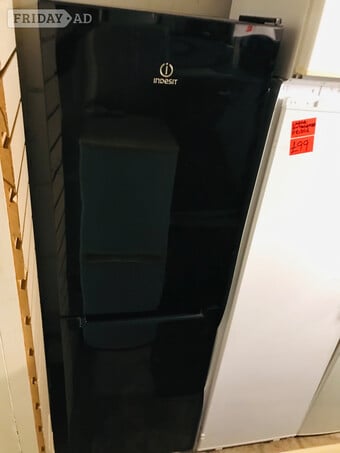 Indesit black colour fridge freezer 