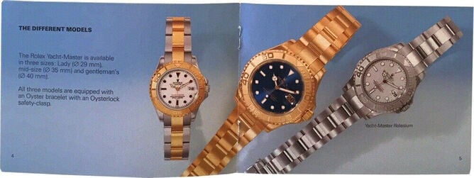 Rolex Yacht-master, owners instruction booklet only.