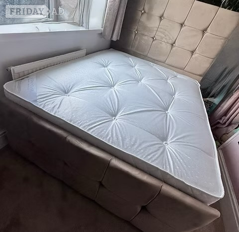 Rotherham Double - CUBA DELUXE OTTOMAN DIVAN - choice of colours /fabrics