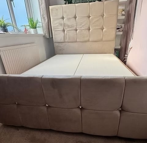 Double - CUBA DELUXE OTTOMAN DIVAN - choice of colours /fabrics