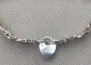 Sterling silver gate bracelet