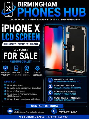 For Apple iPhone x OEM Lcd Good Quality 
