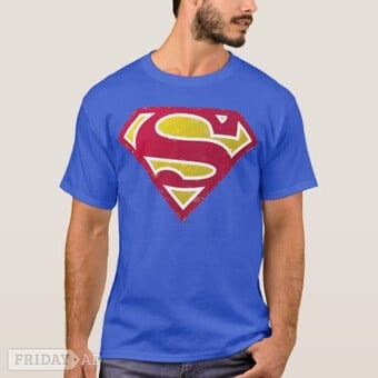 Tshirt superman blue new for men 