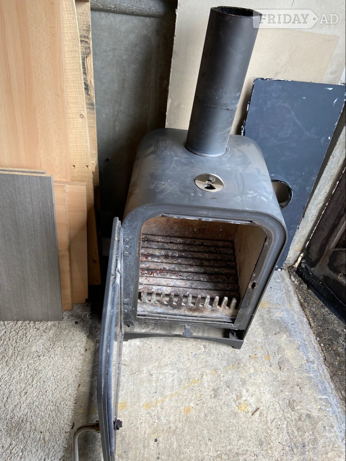 Multi fuel stove log burner fireplace indoors winter heating