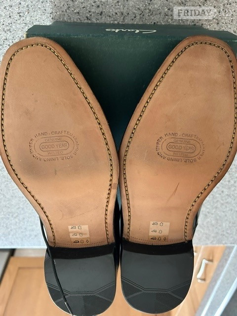 Mens Scott & Clayton Mens Oxford Black & 7.5 Uk 42 E Laced Shoes 