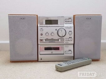 Sony mini cd/cassette/radio player